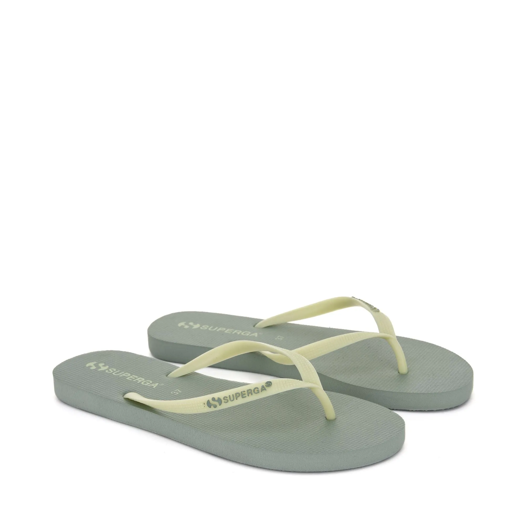 4121 FLIP FLOPS - Slippers - Flip-Flop - Woman - GREEN SAGE-GREEN LT