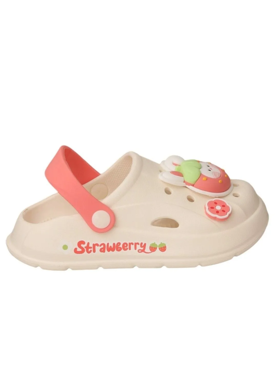 Adorable Strawberry Bunny Clogs For Girls