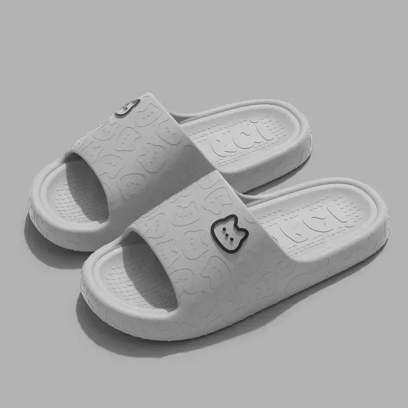 Annalise - Adorable Non-Slip Cartoon Bear Flip Flops for Women