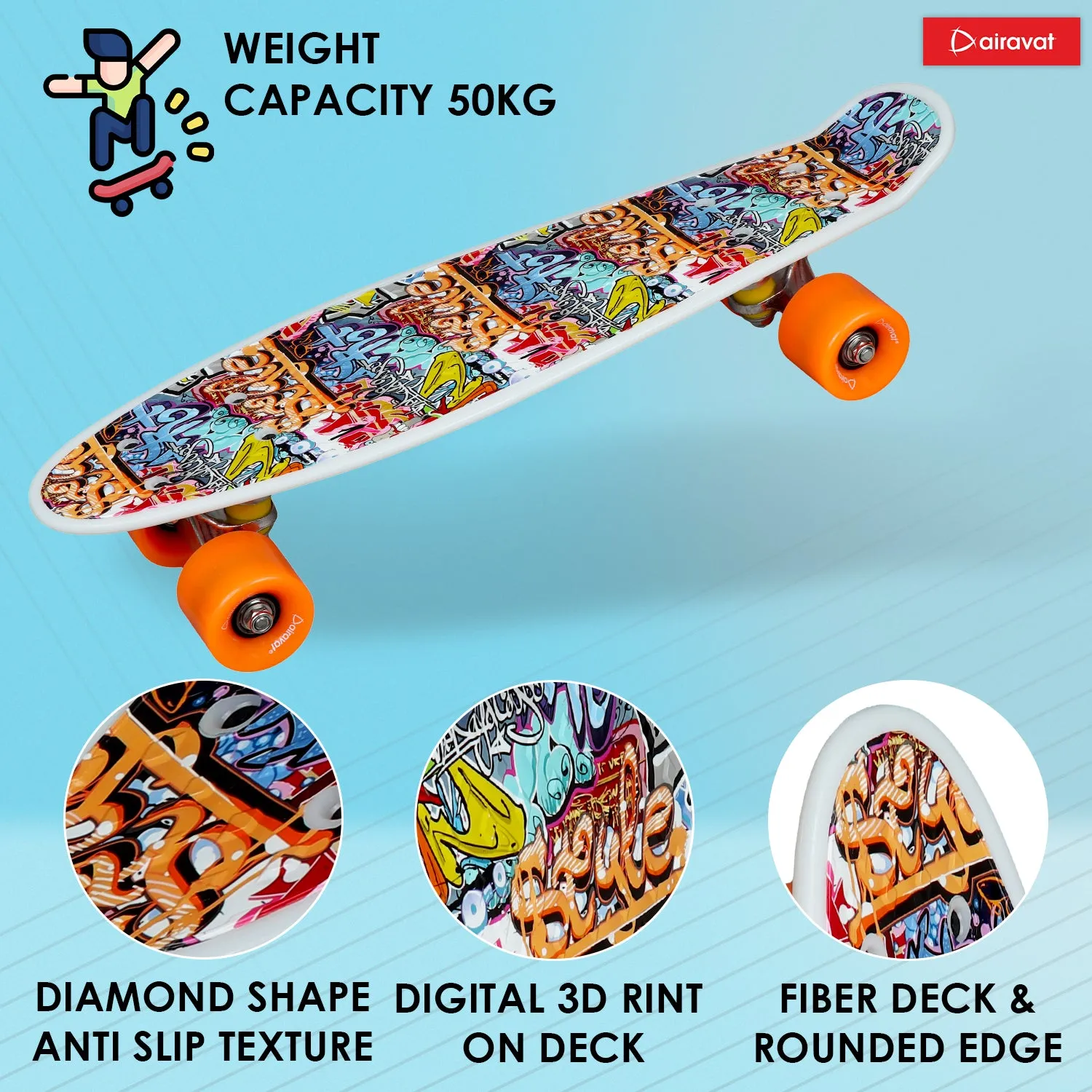 ASTRO 7811 SKATEBOARD (SMALL)