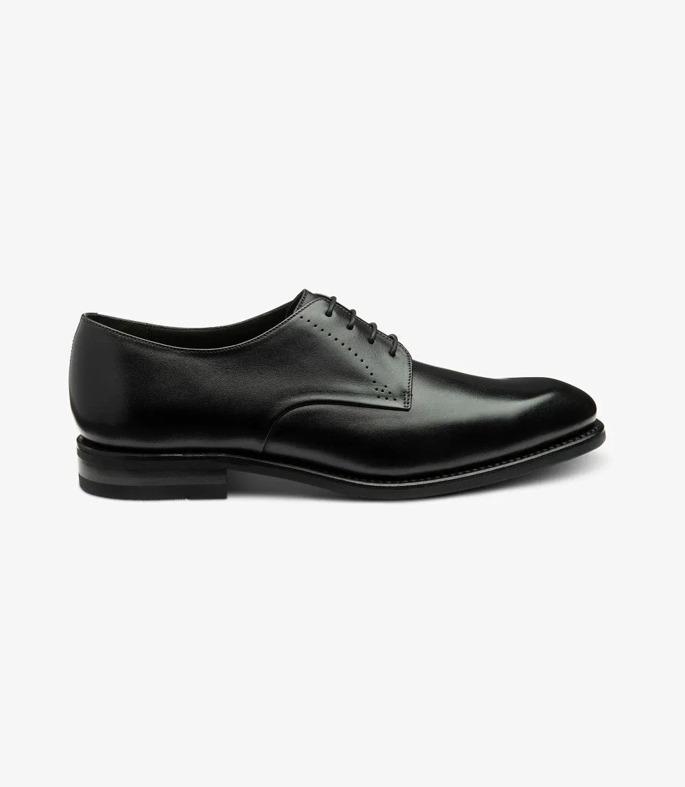 LOAKE GOSLING BLACK DERBY RUBBER SOLE F-MEDIUM
